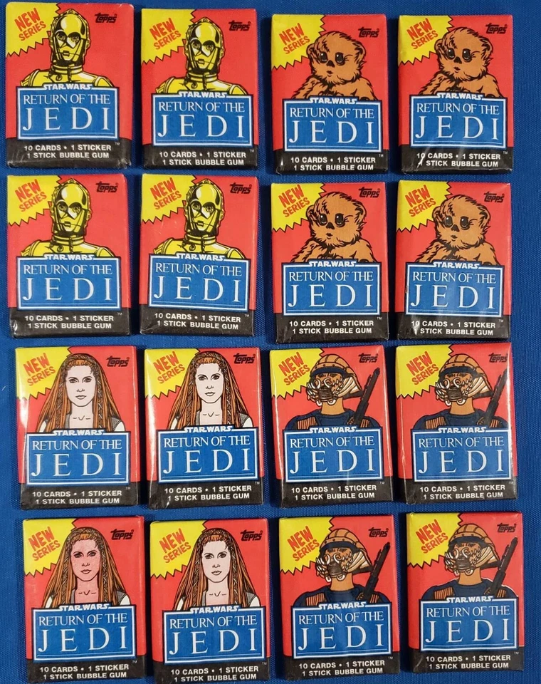 Star Wars 1983 Return of the Jedi Topps Wax Pack; Series 2, new/unopened-VINTAGE - Image 1 of 1