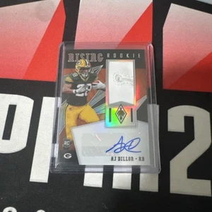 2020 Panini Phoenix Football AJ Dillon Rising Rookie #72/99 Gloves Patch Auto - Picture 1 of 2