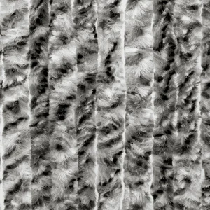Flauschvorhang anthrazit aus Chenille 90 x 220 cm Camping Caravan #64093 - Bild 1 von 9