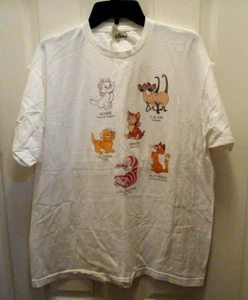 Camiseta Top Mujer Disney Cats Marie si Am Oliver Tibbs Cheshire XXL Blanca - Imagen 1 de 10