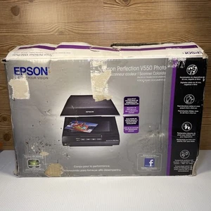 Epson Perfection V550 Color Photo Scanner - New Open Box - Never Used - Afbeelding 1 van 7