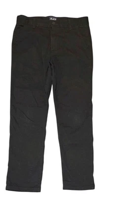 Pantalones de vestir negros para niños talla 10 cintura ajustable pierna recta  Foto 1 de 4