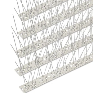 Bird Spikes Stainless Steel 60ft Coverage 56 Pack for Pigeons Small Birds Out... - Picture 1 of 6