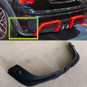 F56 MINI Cooper S JCW Pro Rear Bumper Corner Splitters PDC Blanking Plugs - Picture 1 of 6