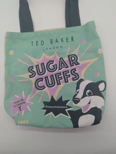 Ted Baker Meet The Bakers Tote Bag Sugar Cuffs Cotton Crunch - Picture 1 of 12