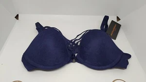 BH von Marlies Dekkers dunkelblau Spitze Größe 80E - Bild 1 von 3
