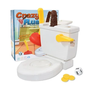 Funny Toilet Trick Toy Flush Frenzy Fun Crazy Toilet Flush Game - Picture 1 of 7