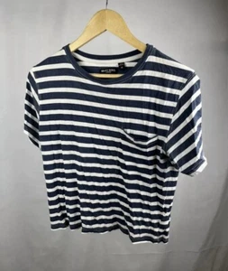 Brave Soul Breton Stripe T-Shirt Size M - Picture 1 of 3
