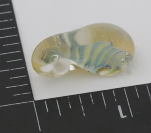 Jeremy Sinkus Glass Pendant Original Abstract Stripe Handcrafted Shelburne Falls - Picture 1 of 3