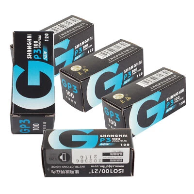 Shanghai GP3 120 B/W Black & White Roll Film Negative ISO 100 Fresh Date 2025 - Image 1 of 4