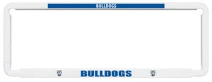 OFFICIAL NRL Canterbury Bulldogs Car Number Plate Frame Cover Surround - Picture 1 of 2