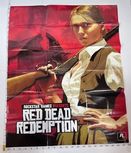 Red Dead Redemption (PlayStation 3) Poster Map 26.5" x 22" - Picture 1 of 4