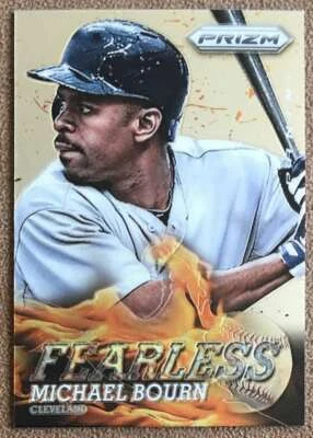 2013 Panini Prizm Fearless Michael Bourn Cleveland Indians #F13 - Image 1 of 2