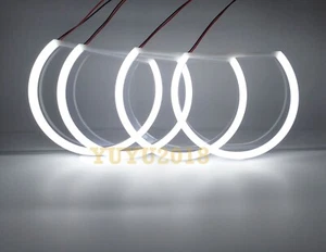 LED halo ring for BMW E39 M5 headlight angel eye Demon DRL lamp cotton white kit - Picture 1 of 36