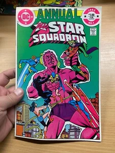 1ST ISSUE! DC COMICS ALL-STAR SQUADRON ANNUAL #1 1982 (VFN COMIC (LL) - Picture 1 of 9