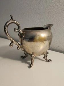 Vtg Birmingham Silver Co. Footed Milk Jug/Creamer - Picture 1 of 9