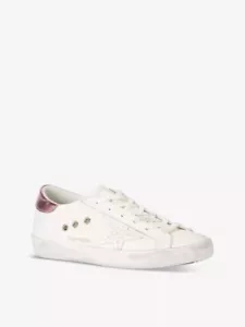 GOLDEN GOOSE - Super Star in White/Pink Leather - UK 6 - EU39 - BNIB £560 RRP - Picture 1 of 5