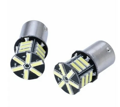 2x Ampoule BA15S P21W LED SMD 21smd 6000K Veilleuses phares 12V Auto Moto 1156 - Photo 1/2