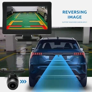 Backup Camera and 4.3"Monitor HD Car Rear View Night Vision Parking Reverse Set - Picture 1 of 10