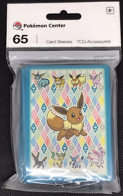 Pokemon EEVEE Prismatic Card Sleeves Deck Shield Hüllen Center USA 65pcs - Bild 1 von 2