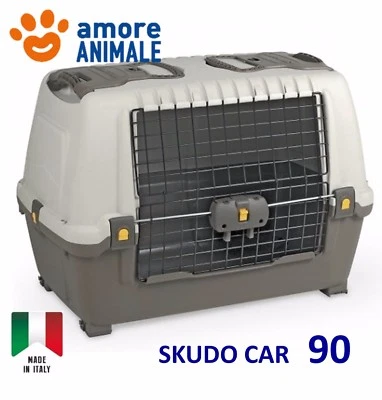 Träger Auto für Hunde Skudo Car 90 ( Mis. 89x51x62h) Typ Bracco - Zugelassen - Bild 1 von 3