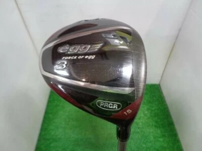 2018 PRGR egg 3W 15deg carbon S-flex M-43 Fairway Wood Golf Club T511 - Image 1 of 4
