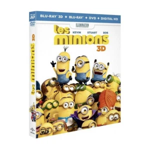 The Minions Combo Blu-Ray 3D+Blu-Ray+DVD New - Picture 1 of 1