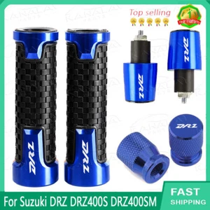 For Suzuki DRZ DRZ400S DRZ400SM Motorcycle CNC Handlebar Handle Grips End Plug - Picture 1 of 12
