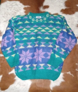 VTG Gallagher Mohair/Acrylic Sweater SMALL Made in Hong Kong - Picture 1 of 3