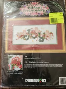 "Kit de bordado cinta querubines de Navidad Joy vintage dimensiones 16"" x 7"" sellado" - Imagen 1 de 2