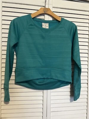 Camisa Top J. AMERICA Para Mujer Pequeña S Correr Atlético Gimnasio Entrenamiento Activo Recortado Foto 1 de 4