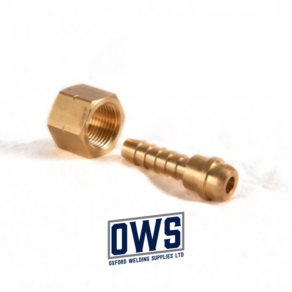 SWP 3/8 BSP RH Nut with 3/16 Tail regulators and gas gear Oxygen / Argon / Nitrogen