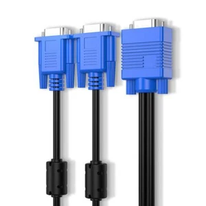 duplikation 1080P Dual-Monitor VGA-Splitter-Kabel Video-Schnur Y-Adapter - Bild 1 von 8
