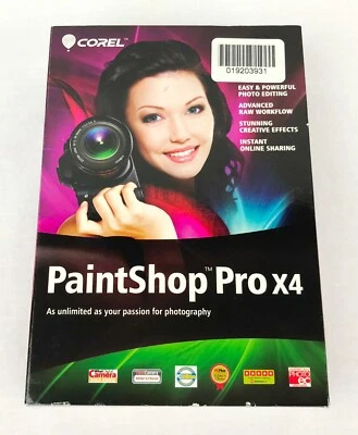 2011 Corel Paintshop Pro X4 Photo Editing Software BRAND NEW SEALED - Image 1 of 4