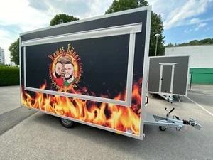 PREMIUM Dönerwagen Gyroswagen Imbisswagen Foodtruck Imbissanhänger - Bild 1 von 12
