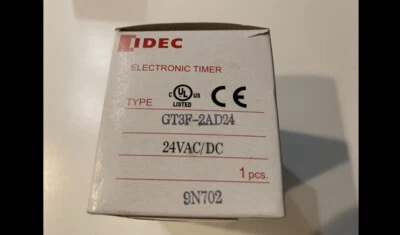 NEW IDEC GT3F-2AD24 Electronic Timer 24VAC/DC - Image 1 of 2