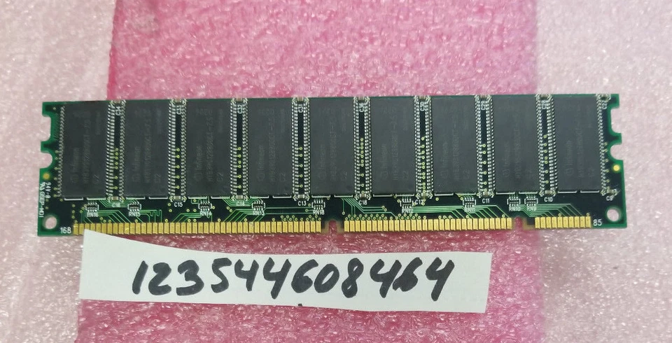 1PCS OF 256MB SDRAM SDR SD MEMORY RAM PC100 168PIN ECC NON-REG DIMM 16X8  - Image 1 of 1