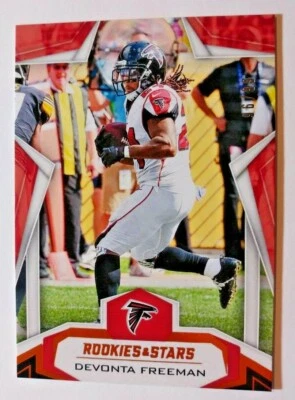 2019 ROOKIES & STARS PARALLEL DEVONTA FREEMAN 96/99 (G) - Image 1 of 2
