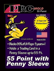 10 Pro-Mold 55PT Mag Card Holders w Penny Sleeve MH55S - Free Shipping Always! - Picture 1 of 4