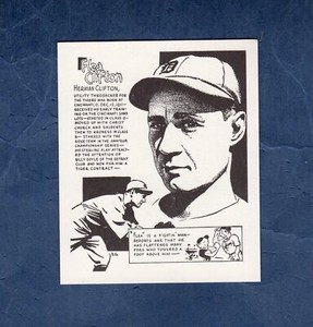 FLEA CLIFTON, Tigers 1935 World Champs|1976 Midwest Sport Collectors Convention 