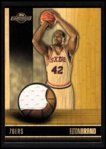Camiseta deportiva Topps Hardwood Relics 2008-09 caoba #HREB marca Elton 03/75 - casi nueva-como nueva - Imagen 1 de 2