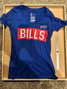 NFL Buffalo Bills Nike Dri-Fit Tee Shirt Women's Size S - Picture 1 of 4