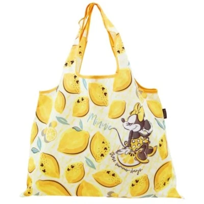Bolso de Mano de Compras Disney Minnie Mouse Reutilizable, Compacto Plegable Limones Amarillos Foto 1 de 4