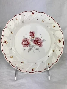 Nikko 8 inch Porcelain Salad Plate Japan Blossom Time Full Bloom Rose Floral - Picture 1 of 4