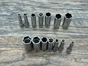 Lot 15 Pc of Mixed Cornwell Tools USA Made Chrome Deep SAE & Metric - Picture 1 of 3