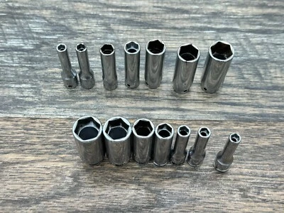 Lot 15 Pc of Mixed Cornwell Tools USA Made Chrome Deep SAE & Metric - Image 1 of 3