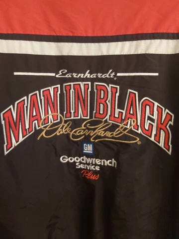 Dale Earnhardt Man In Black # 3 Chase Authentic Nascar GM Goodwrench  Coat Med Cover