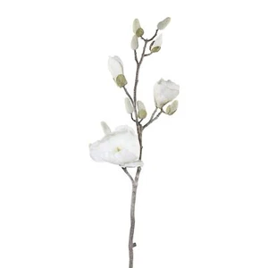 Künstlicher Magnolienzweig geeist 82 cm weiß  - Bild 1 von 1
