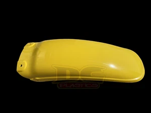 1980-1985 Yamaha YZ 250 465 490 Rear Fender Mud Guard Injection Molded Yellow - Picture 1 of 6