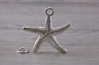 Star Fish Charm Made From Solid Sterling Silver